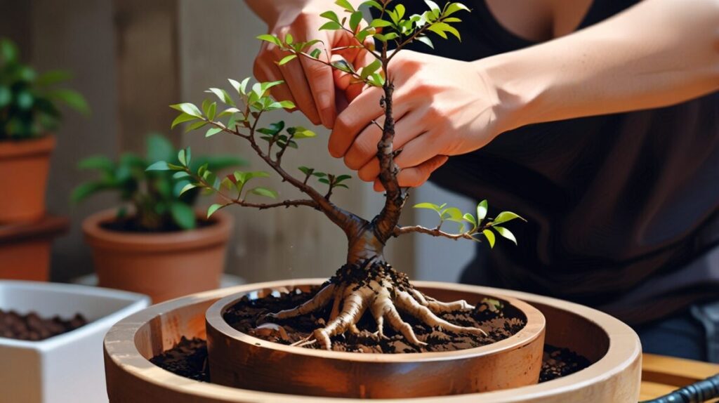 ガジュマル　植え替えのベストなタイミングは購入後2週間以降