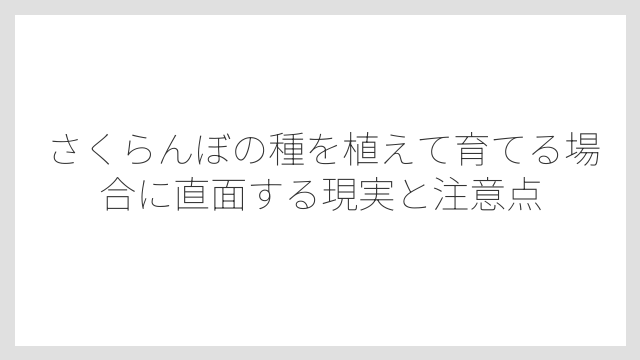 冷蔵庫を使った低温処理の具体的な手順と期間