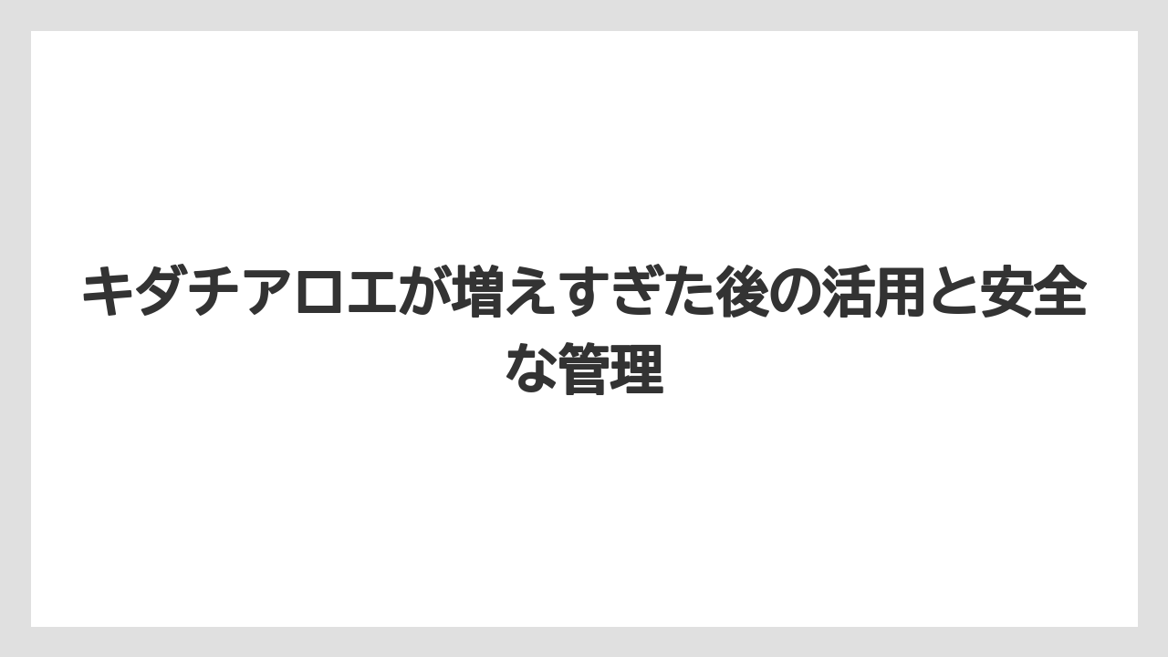 【栽培】【農園】【農業】病気や黒点がある葉は残さず処分を優先すること