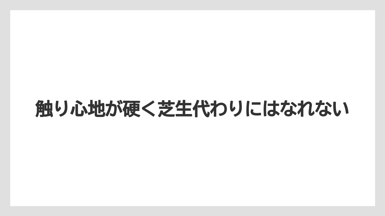 【バラ】【栽培】【農業】触り心地が硬く芝生代わりにはなれない