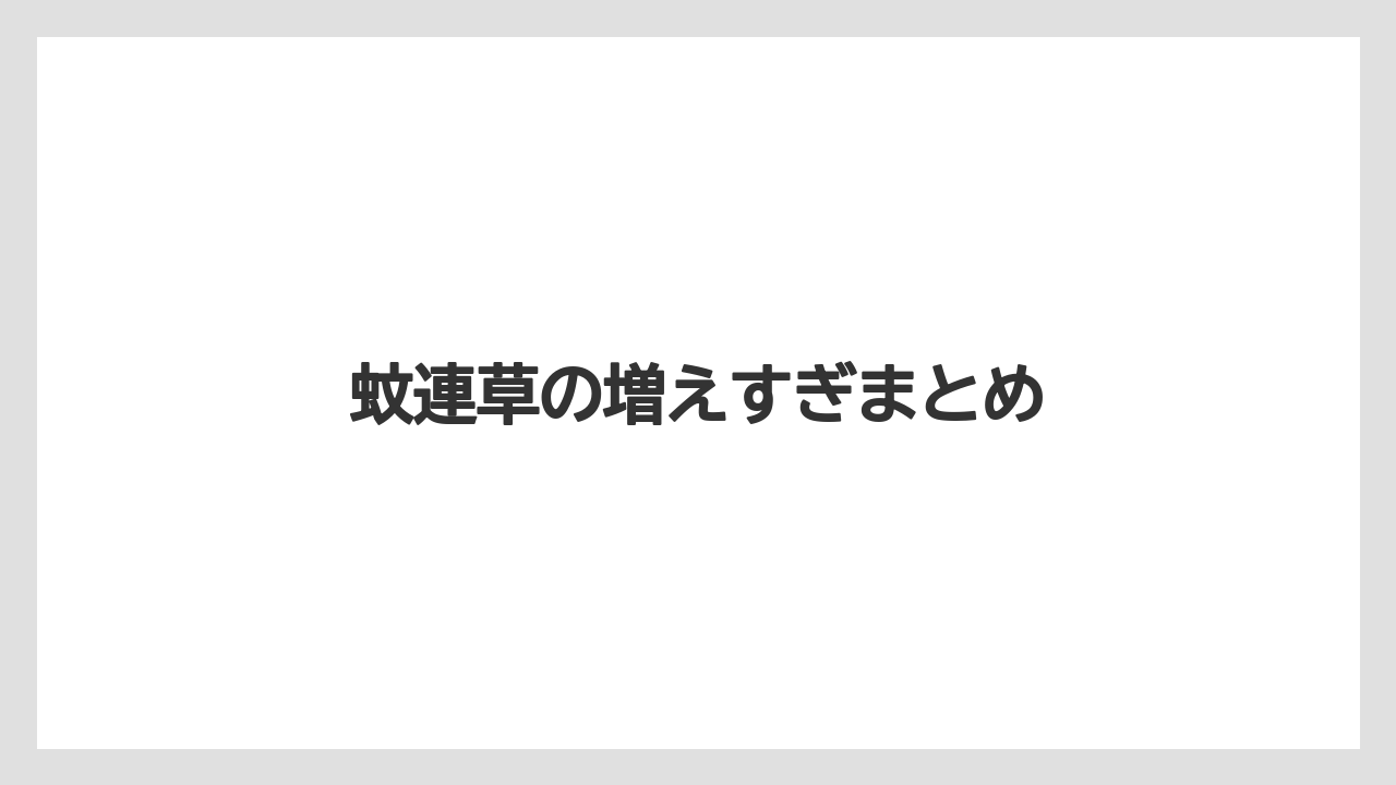 【プランター】【剪定】【植え】【草】【越し】蚊連草の増えすぎまとめ