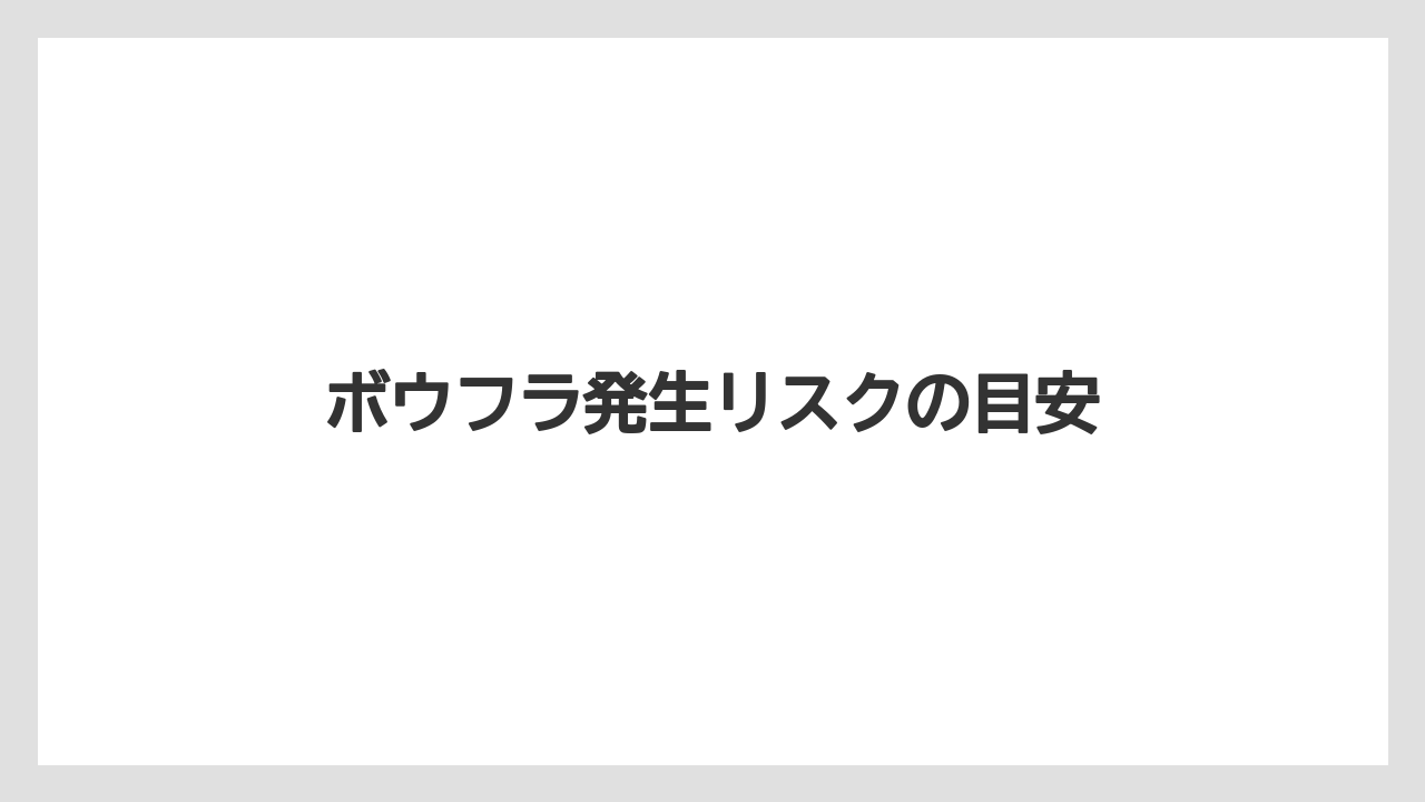 【害虫】【栽培】【豆苗】【農業】ボウフラ発生リスクの目安