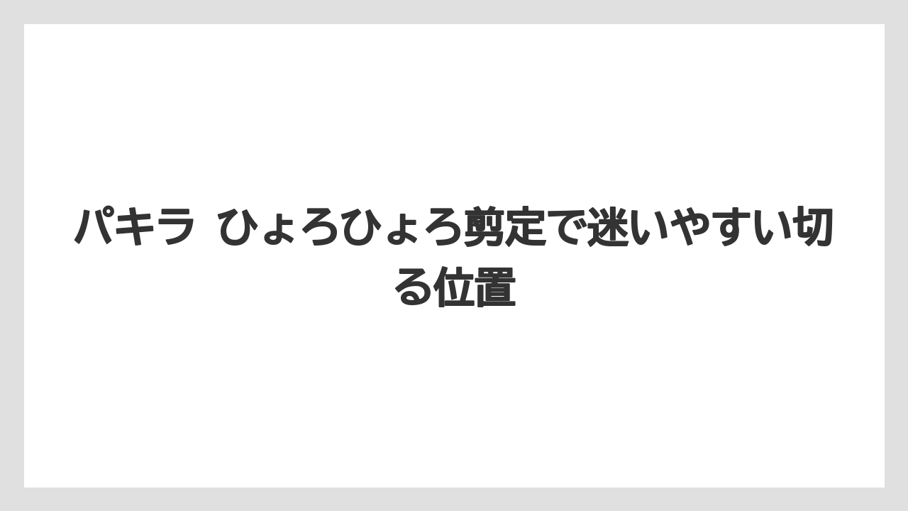 【バラ】【パキラ】【支柱】【栽培】パキラ ひょろひょろ剪定で迷いやすい切る位置