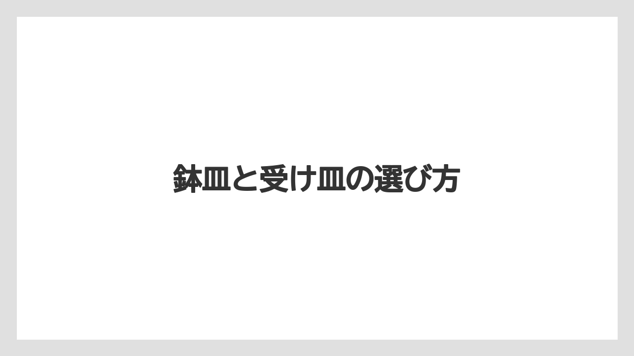 【100均】【サボテン】【プランター】【木】【鉢】鉢皿と受け皿の選び方