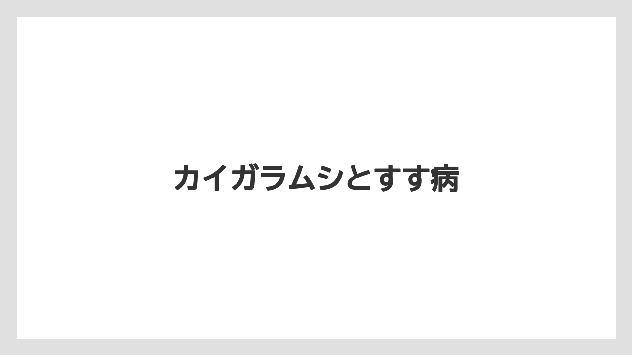 【オリーブ】【シマトネリコ】【ソヨゴ】【バラ】【後悔】カイガラムシとすす病