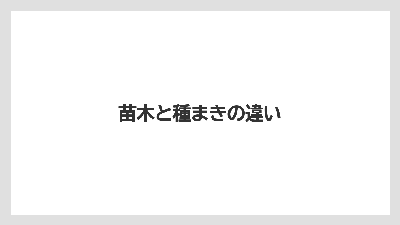 【レモン】【木】【水やり】【育て方】【苗】苗木と種まきの違い
