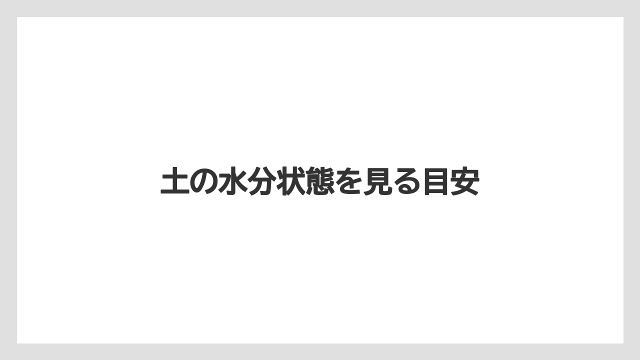 【トマト】【トラクター】【ニンジン】【害虫】【育て方】土の水分状態を見る目安