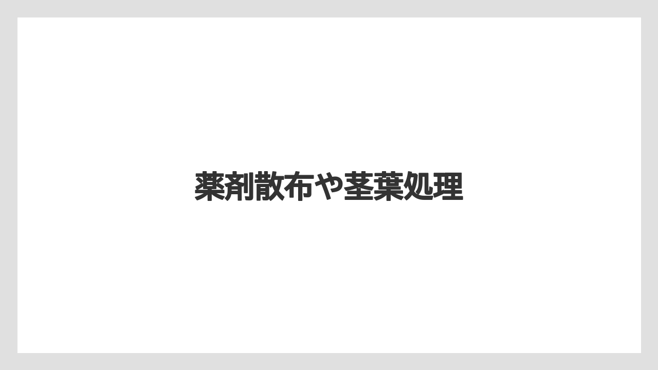 【トラクター】【バラ】【土】【庭】【栽培】薬剤散布や茎葉処理