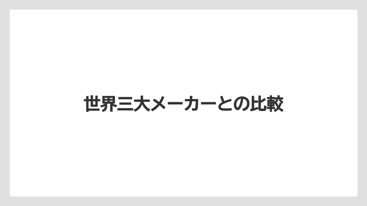 【トラクター】【土】【庭】【種】【農業】世界三大メーカーとの比較